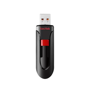 SanDisk Cruzer Glide, 128 ГБ, черный - Флеш-накопитель