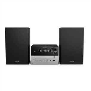 Philips TAM3205, 2.0, juodas/sidabro spalvos - Muzikinis centras