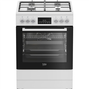 Viryklė Beko, plotis 60 cm, balta