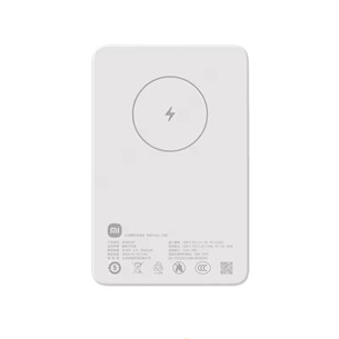 Išorinė baterija Xiaomi Magnetic Power Bank, 5000 mAh, pilka