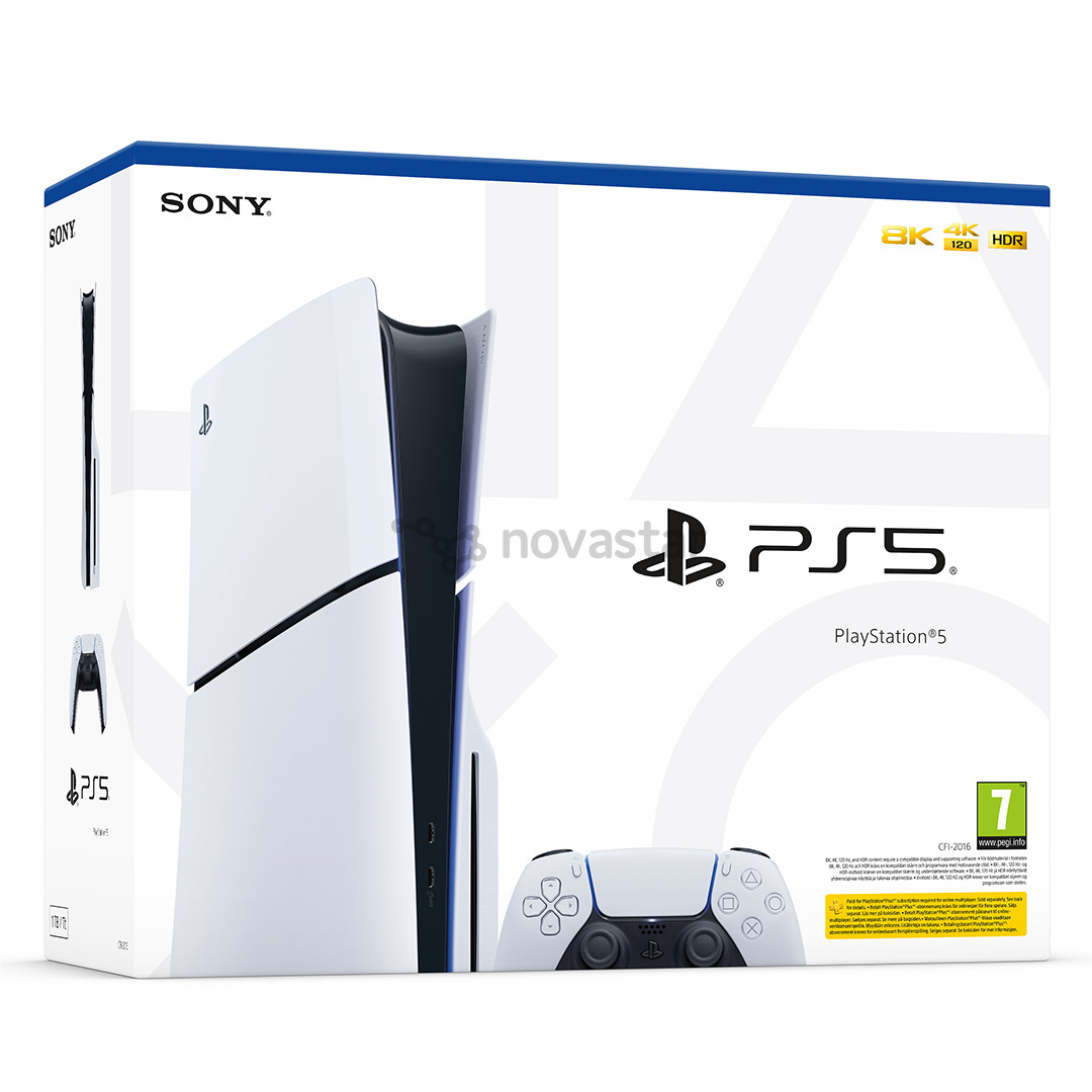 Sony PlayStation 5 Slim + Monster Hunter Wilds - Žaidimų konsolė