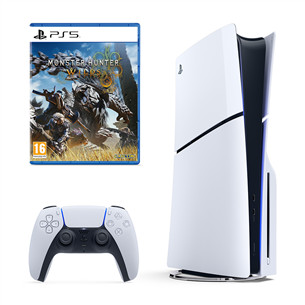 Sony PlayStation 5 Slim + Monster Hunter Wilds - Žaidimų konsolė