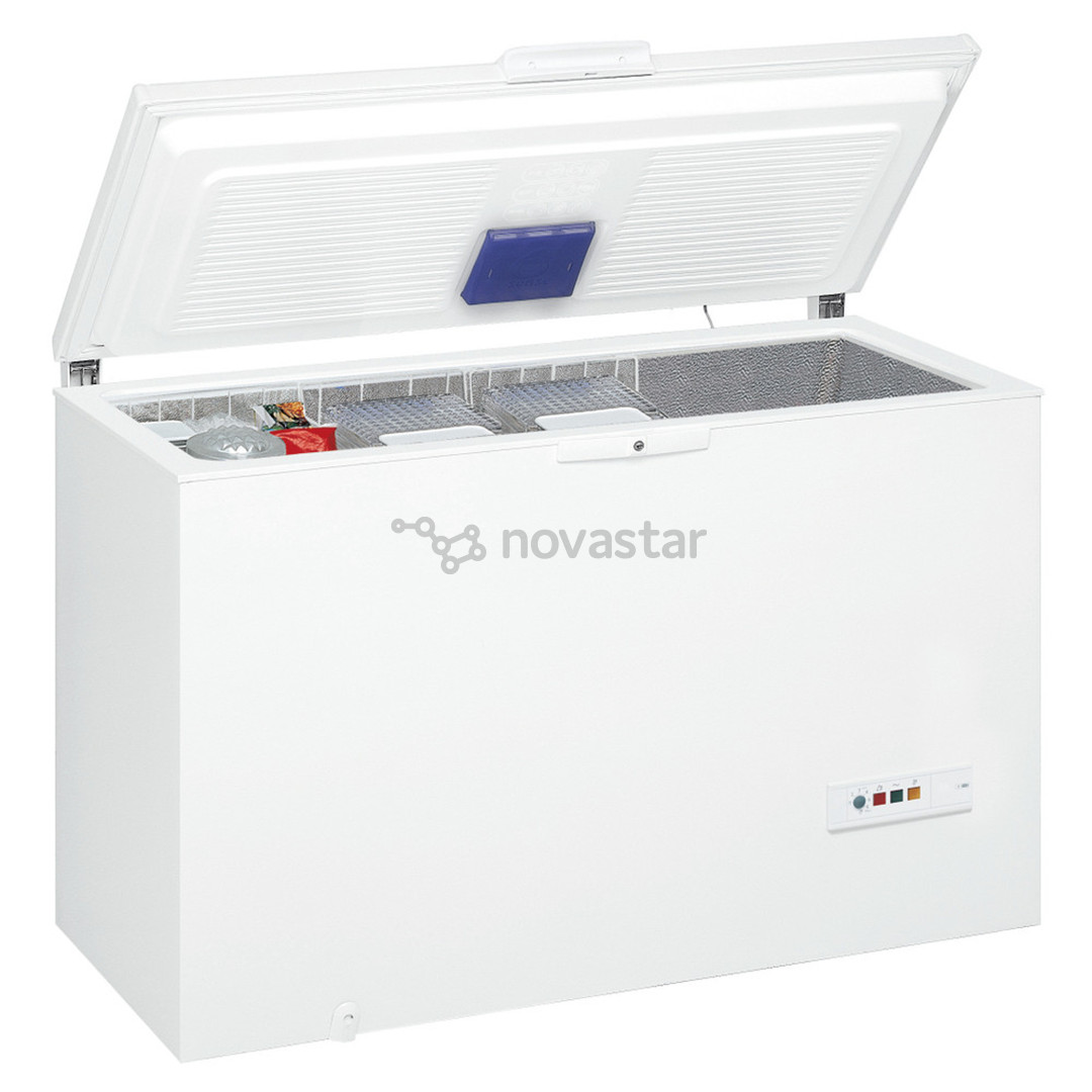 Whirlpool, 394 L, plotis 140.5 cm, baltas - Šaldiklis