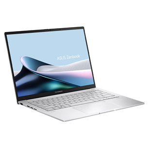 Nešiojamasis kompiuteris Asus Zenbook 14 OLED, 14'', OLED, Ultra 5, 16 GB, 512 GB, ENG, sidabro spalvos