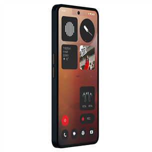 Išmanusis telefonas Nothing Phone (3a), 12 GB, 256 GB, juodas