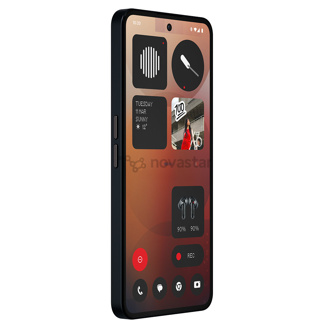 Išmanusis telefonas Nothing Phone (3a), 12 GB, 256 GB, juodas