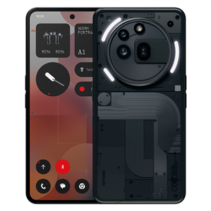 Išmanusis telefonas Nothing Phone (3a) Pro, 12 GB, 256 GB, juodas A10400166