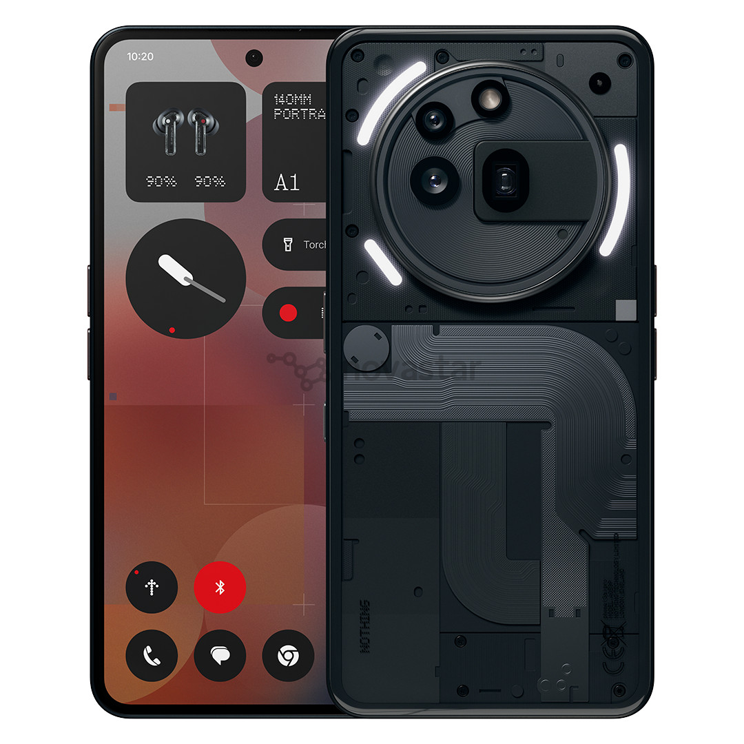 Išmanusis telefonas Nothing Phone (3a) Pro, 12 GB, 256 GB, juodas