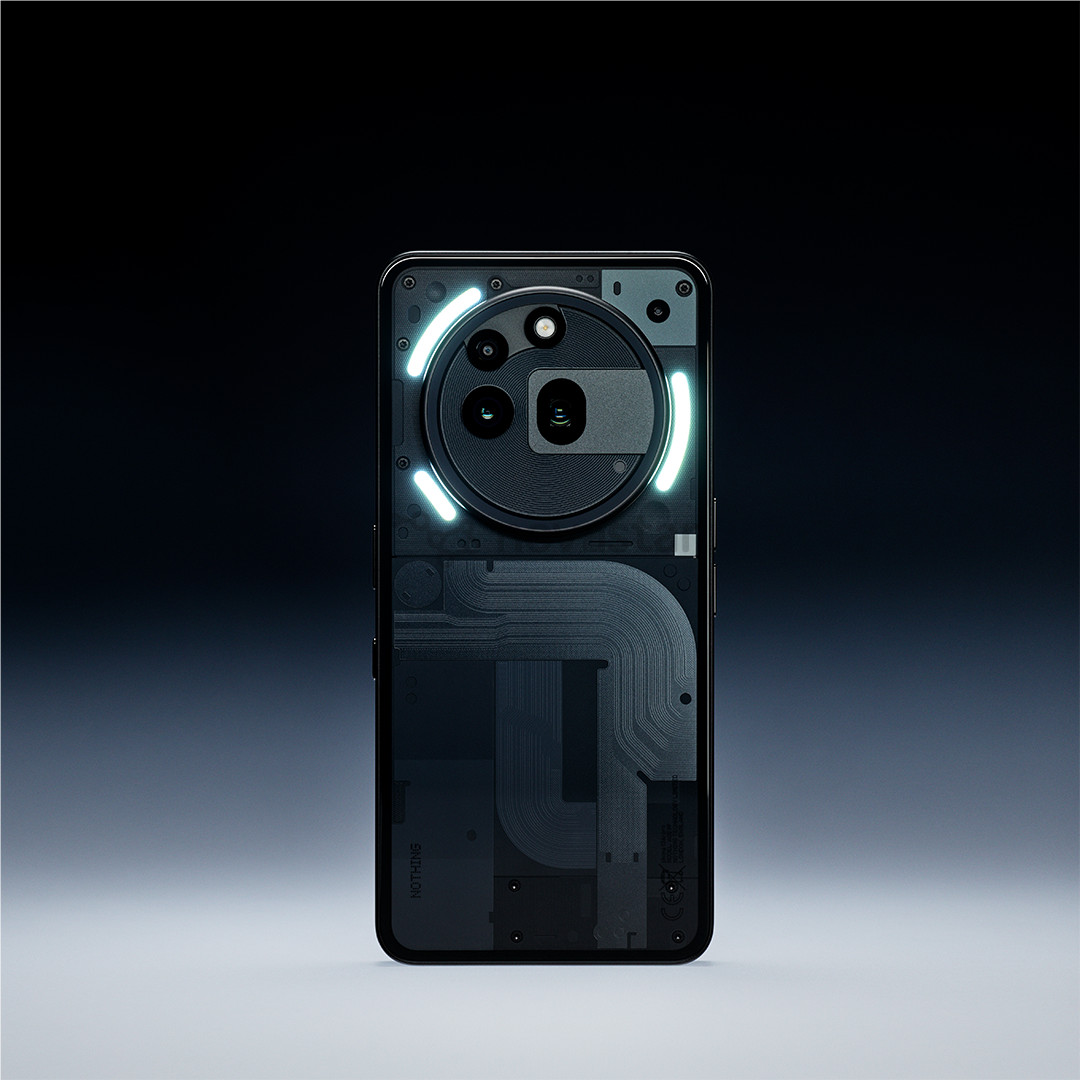 Išmanusis telefonas Nothing Phone (3a) Pro, 12 GB, 256 GB, juodas