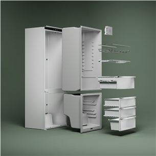 Electrolux 600 Series, No Frost, 269 L, height 189 cm - Built-in Refrigerator
