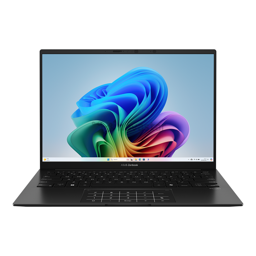 Asus Zenbook 14 OLED, 14'', 3K, OLED, 120 Гц, Ryzen AI 7, 32 ГБ, 1 ТБ, ENG, черный - Ноутбук
