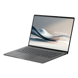 Asus Zenbook A14, 14'', OLED, X Elite, 32 GB, 1 TB, ENG, iceland gray - Notebook
