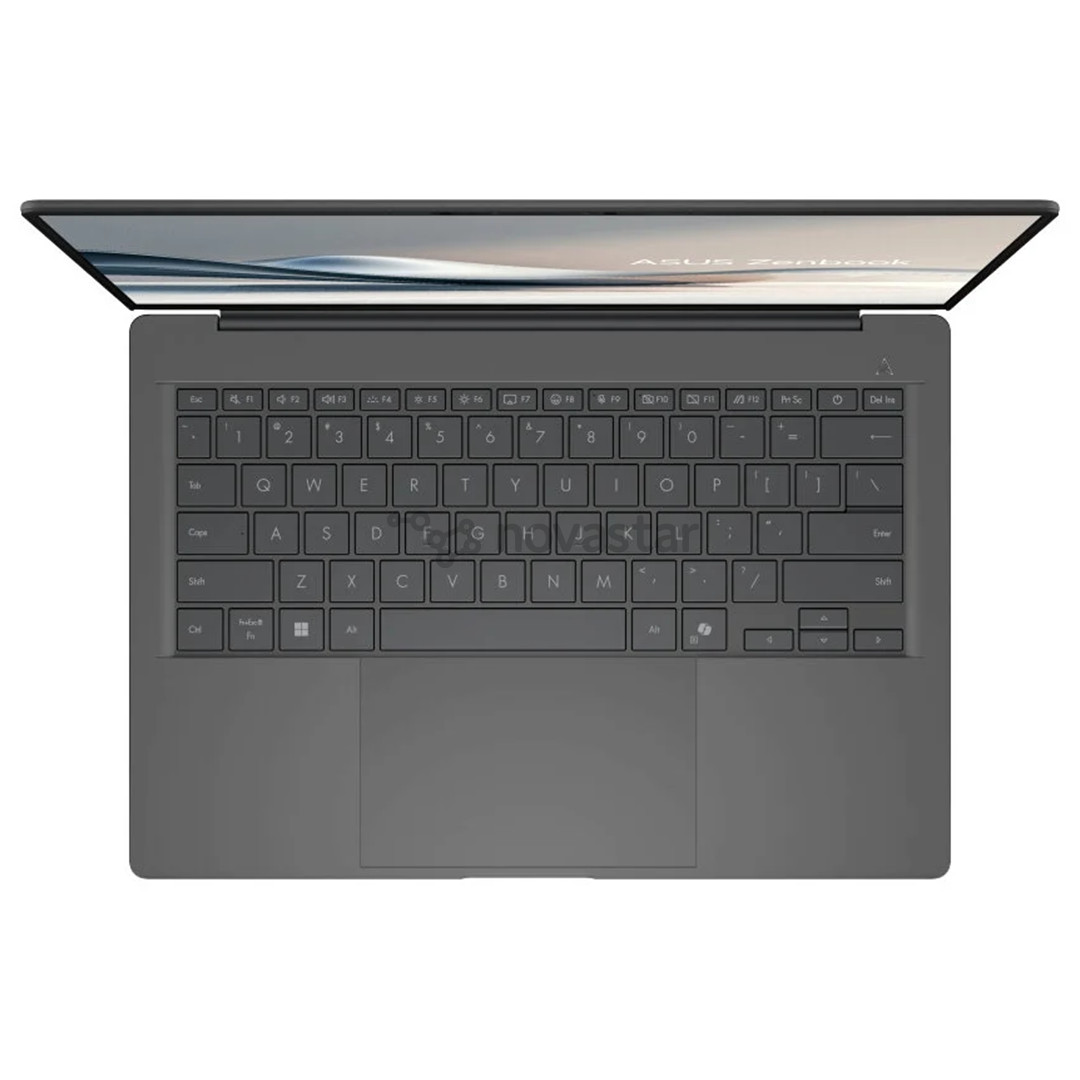 Asus Zenbook A14, 14'', OLED, X Elite, 32 GB, 1 TB, ENG, iceland gray - Notebook