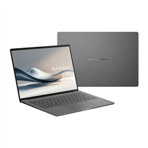Asus Zenbook A14, 14'', OLED, X Elite, 32 GB, 1 TB, ENG, iceland gray - Notebook