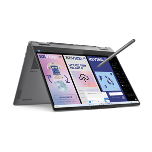 Nešiojamas kompiuteris Lenovo Yoga 7 2-in-1 14ILL10, 14'', OLED, WQXGA+, Ultra 7, 32 GB, 1 TB, ENG, pilkas