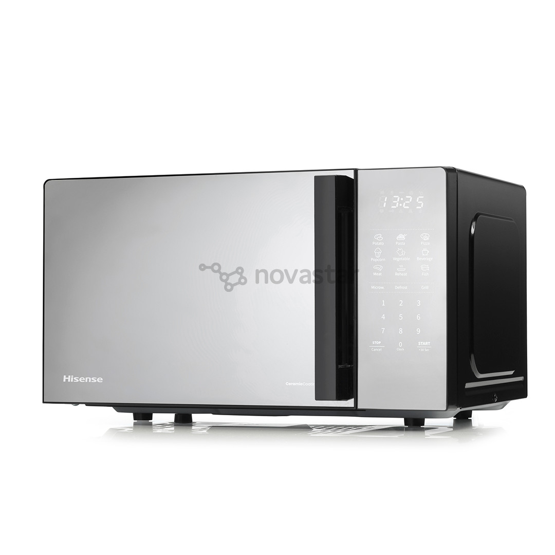 Hisense, 20 L, 700 W, mirror/black - Microwave Oven