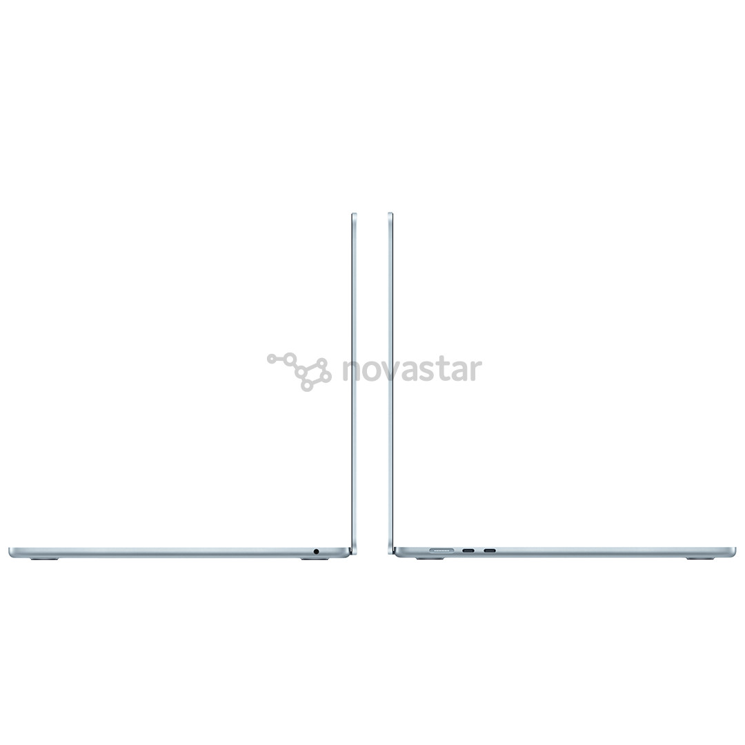 Nešiojamasis kompiuteris Apple MacBook Air 15 (2025), M4, 10C/10C, 16 GB, 256 GB, ENG, sky blue