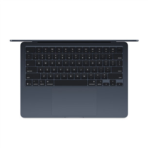 Nešiojamasis kompiuteris Apple MacBook Air 13 (2025), M4, 10C/10C, 24 GB, 512 GB, SWE, midnight