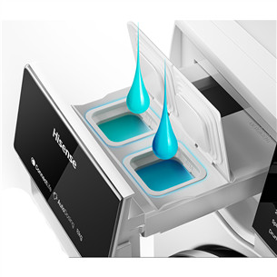 Hisense, 8 кг, глубина 48 см, 1400 об/мин - Стиральная машина с передней загрузкой