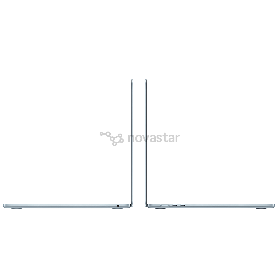 Nešiojamas kompiuteris Apple MacBook Air 15 (2025), M4, 10C/10C, 16 GB, 256 GB, RUS, sky blue