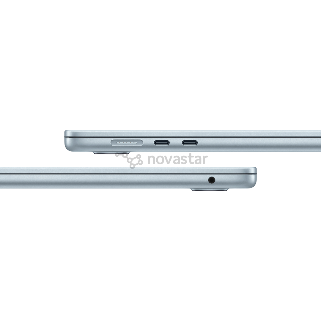 Nešiojamas kompiuteris Apple MacBook Air 15 (2025), M4, 10C/10C, 16 GB, 256 GB, RUS, sky blue
