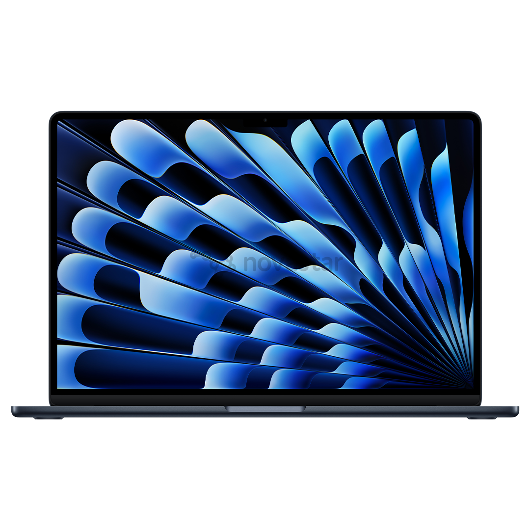 Nešiojamasis kompiuteris Apple MacBook Air 15 (2025), M4, 10C/10C, 16 GB, 256 GB, SWE, midnight