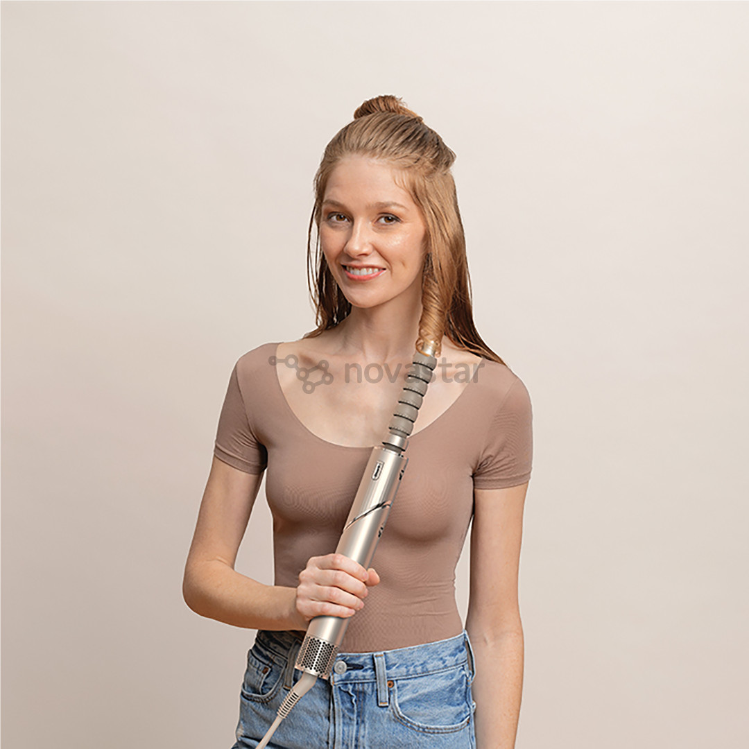 Plaukų formavimo šukos Shark FlexStyle, 1650 W, aukso spalvos