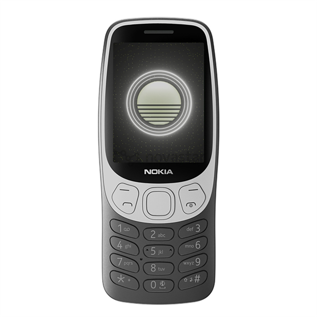 Nokia 3210 4G, Dual SIM, juodas  - Mobilus telefonas