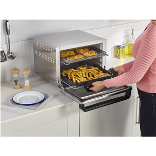 Mini orkaitė Ninja Foodi 10-in-1, 2400 W, juoda/sidabro spalvos