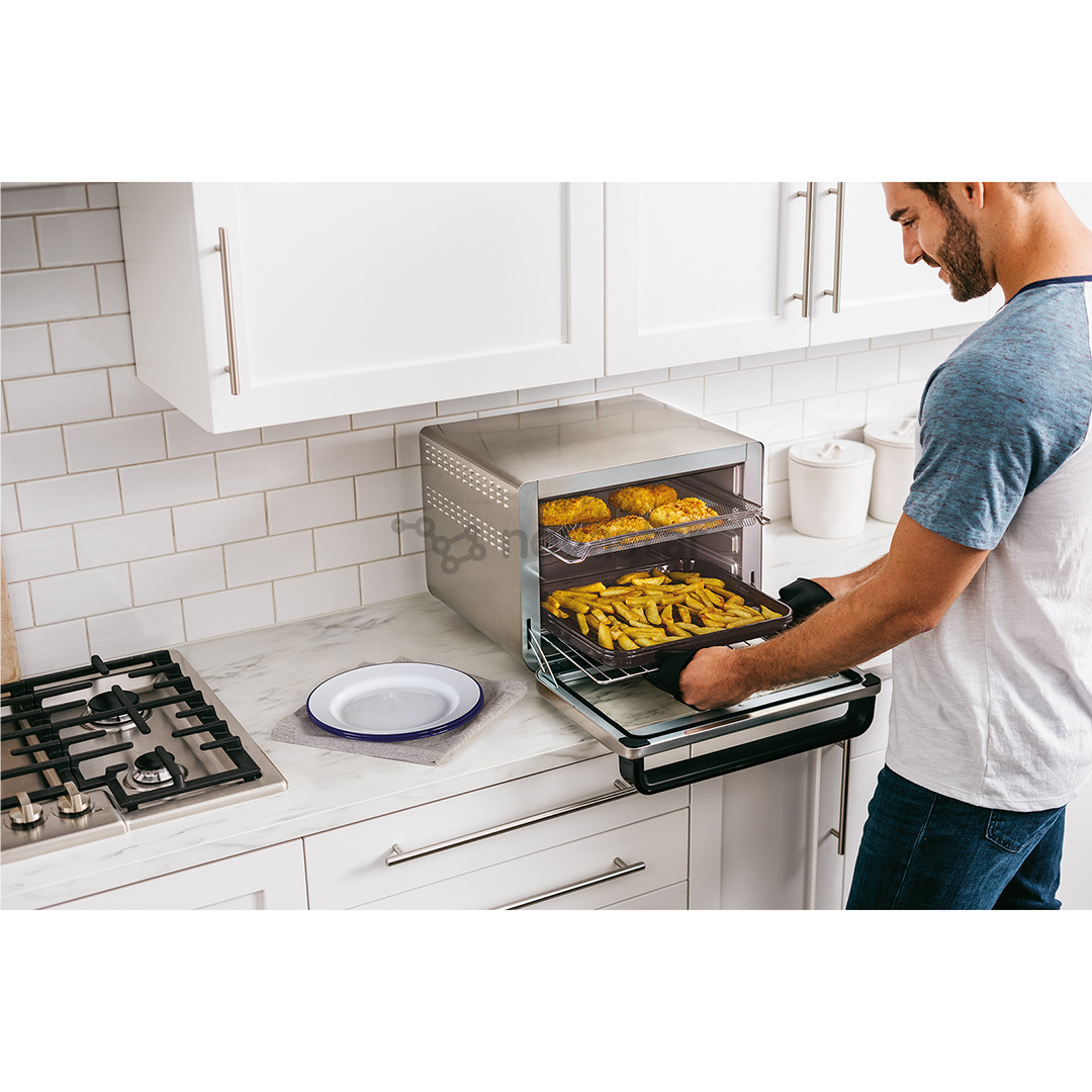 Mini orkaitė Ninja Foodi 10-in-1, 2400 W, juoda/sidabro spalvos