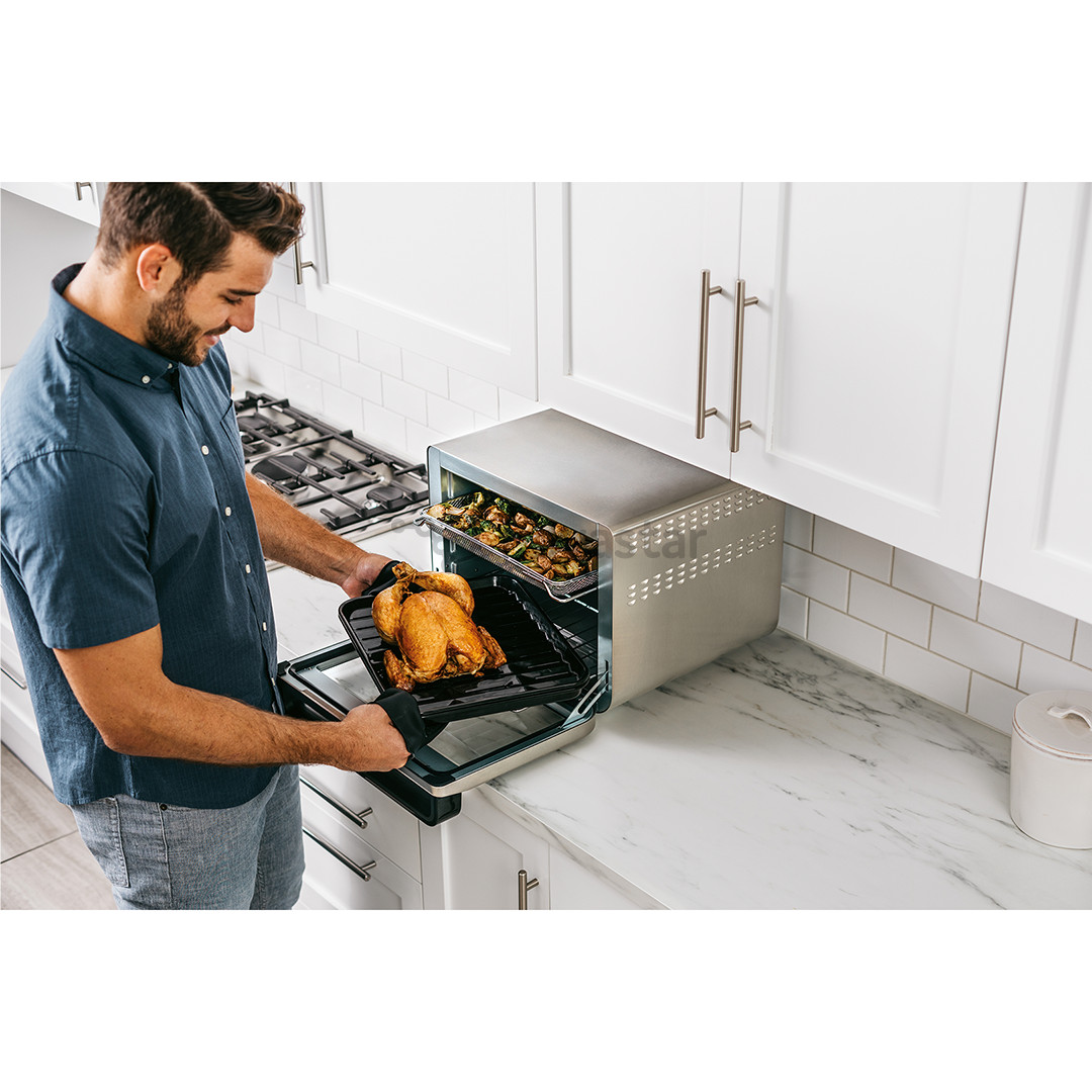 Mini orkaitė Ninja Foodi 10-in-1, 2400 W, juoda/sidabro spalvos