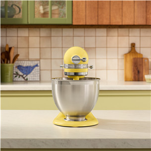 Virtuvinis kombainas KitchenAid Artisan "Color of the year 2025 - Butter", 4.7 L / 2.8 L, 300 W, geltonas