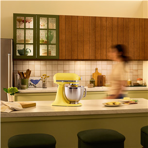 Virtuvinis kombainas KitchenAid Artisan "Color of the year 2025 - Butter", 4.7 L / 2.8 L, 300 W, geltonas