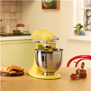 Virtuvinis kombainas KitchenAid Artisan "Color of the year 2025 - Butter", 4.7 L / 2.8 L, 300 W, geltonas