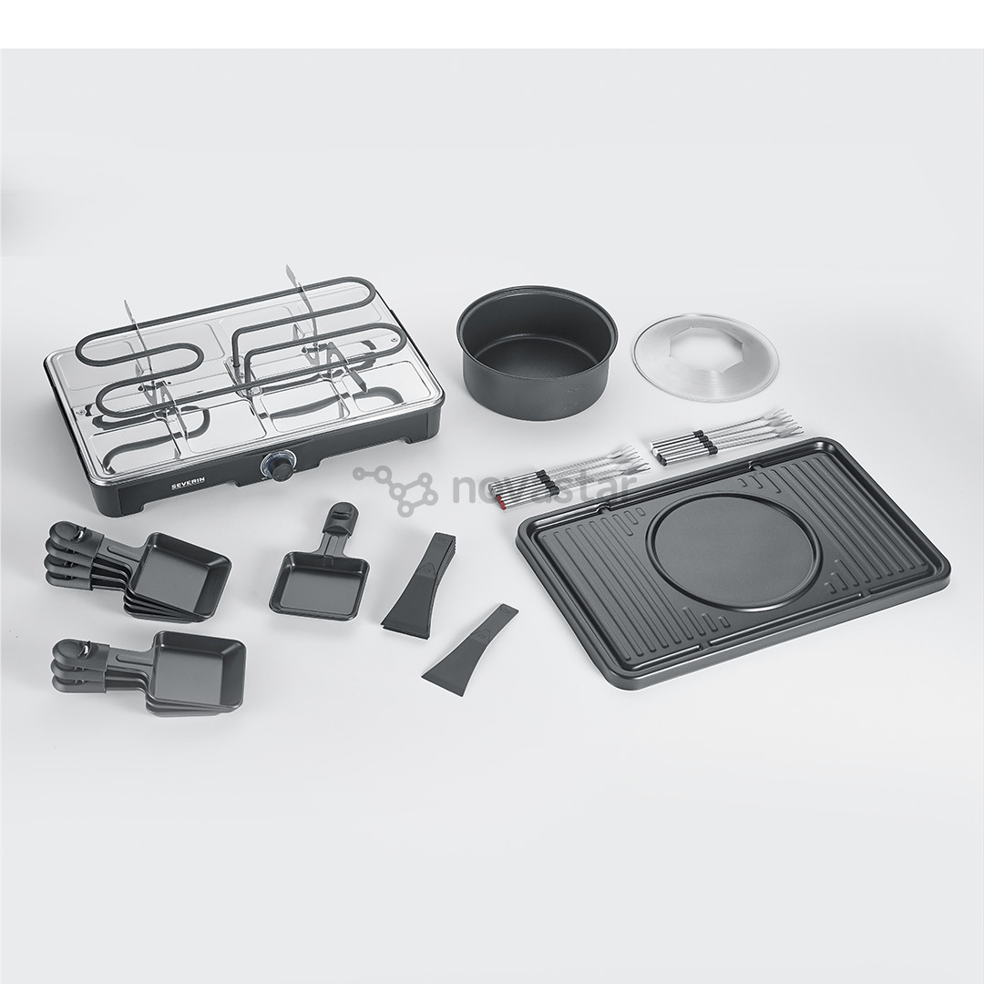 Severin, 1400 W, juodas - Rakletės ir fondiu komplektas