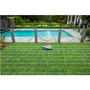 Vejos robotas Ecovacs GOAT A1-3000 LiDAR, baltas/juodas
