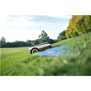 Vejos robotas Ecovacs GOAT A1-3000 LiDAR, baltas/juodas