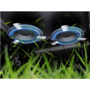 Vejos robotas Ecovacs GOAT A1-3000 LiDAR, baltas/juodas