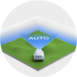 Vejos robotas Ecovacs GOAT A1-3000 LiDAR, baltas/juodas