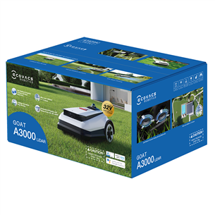 Vejos robotas Ecovacs GOAT A1-3000 LiDAR, baltas/juodas