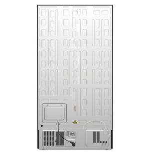 SBS šaldytuvas Hisense, NoFrost, 566 L, aukštis 179 cm, juodas