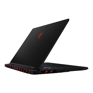 Nešiojamasis kompiuteris MSI Raider 18, 18'', UHD+, Mini-LED, 120 Hz, Ultra 9, 64 GB, 4 TB, RTX 5080, ENG, juodas