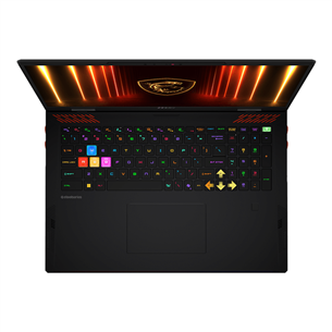 Nešiojamas kompiuteris MSI Raider 18, 18'', UHD+, Mini-LED, 120 Hz, Ultra 9, 64 GB, 4 TB, RTX 5080, ENG, juodas