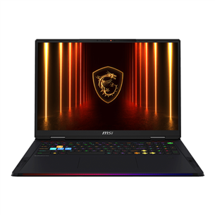 Nešiojamas kompiuteris MSI Raider 18, 18'', UHD+, Mini-LED, 120 Hz, Ultra 9, 64 GB, 4 TB, RTX 5090, ENG, juodas RDR18HX-A2XWJG-232NL