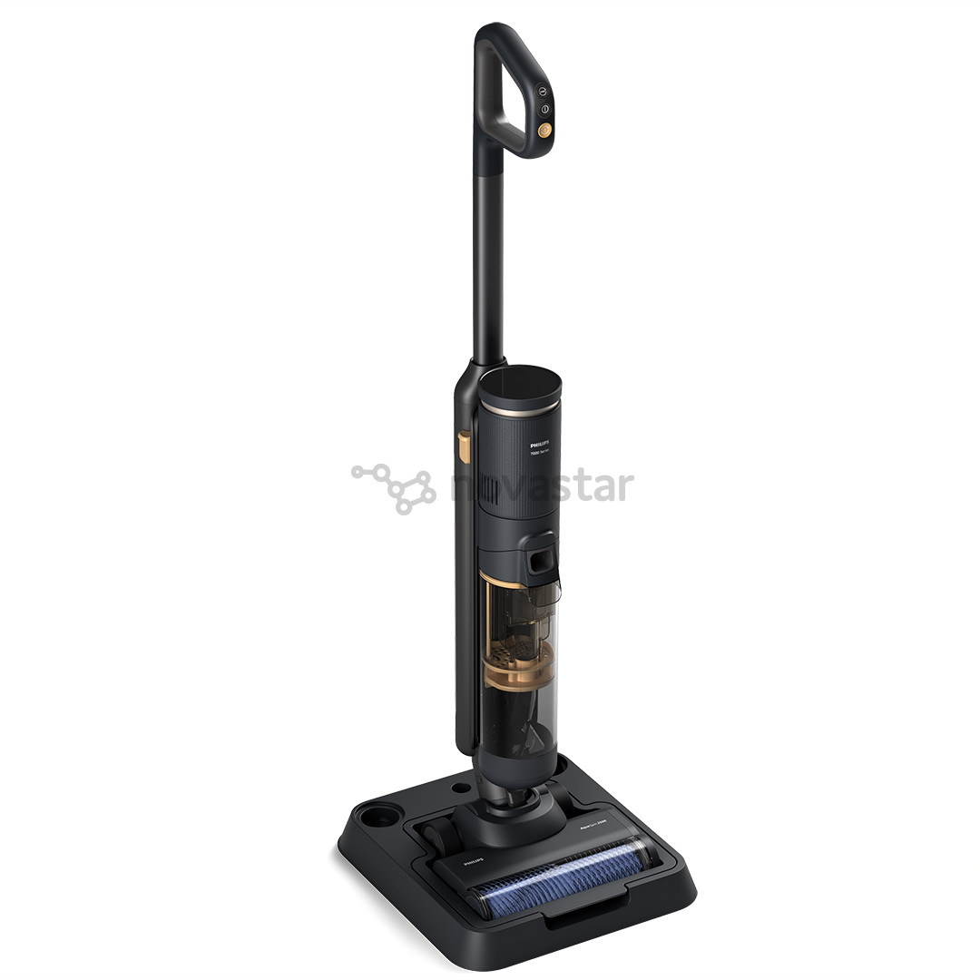 Philips 7000 Series AquaTrio, wet & dry, juodas/geltonas - Belaidis dulkių siurblys