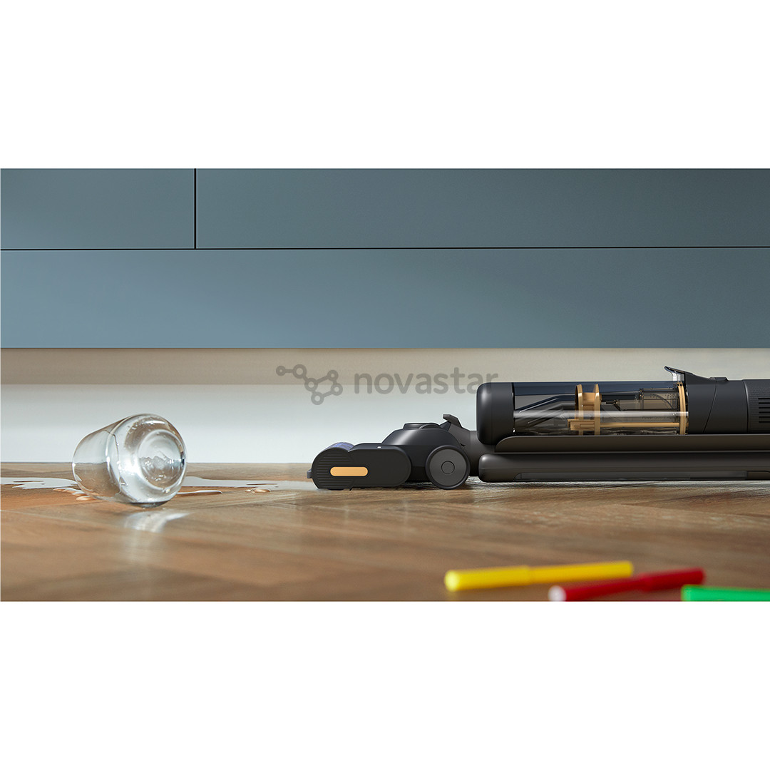 Philips 7000 Series AquaTrio, wet & dry, juodas/geltonas - Belaidis dulkių siurblys