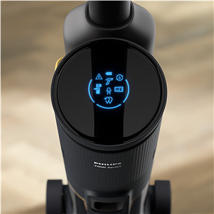 Philips 7000 Series AquaTrio, wet & dry, juodas/geltonas - Belaidis dulkių siurblys