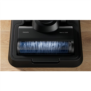 Philips 7000 Series AquaTrio, wet & dry, juodas/geltonas - Belaidis dulkių siurblys