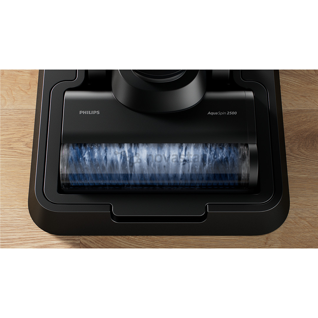 Philips 7000 Series AquaTrio, wet & dry, juodas/geltonas - Belaidis dulkių siurblys