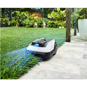 Vejos robotas Ecovacs GOAT O500 Panorama, baltas/juodas